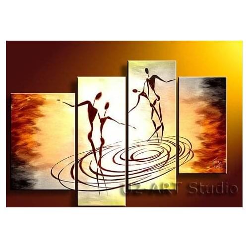 Abstract Group paintings,home supplies,ornament,handicraft,modern art,painting of house GP35