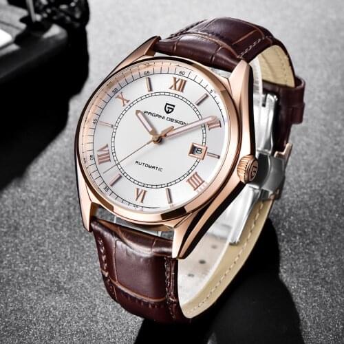 AIMIMO DESIGN Mens Gold Watch