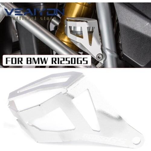 Motorcycle Accessories Rear Brake Pump Fluid Tank Oil Cup Reservoir Guard Cover For BMW R1200 GS LC 2013 - 2016 R 1200GS LC 2017