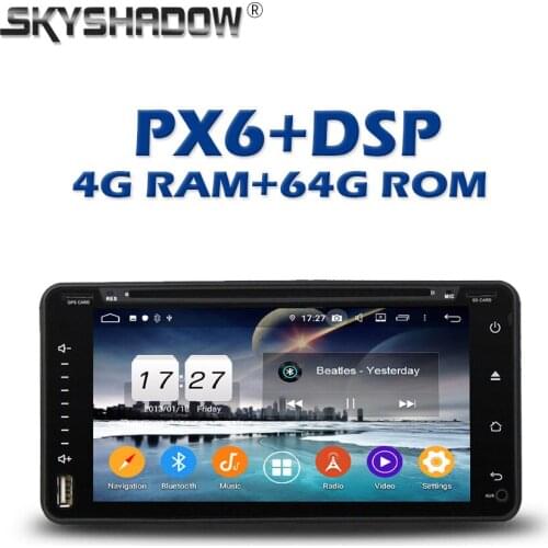 PX6 CAR DVD player DSP IPS Android 10 4GB + 64GB GPS Bluetooth 5.0 For Toyota Corolla Camry RAV4 HILUX VIOS Land Cruiser Tundra