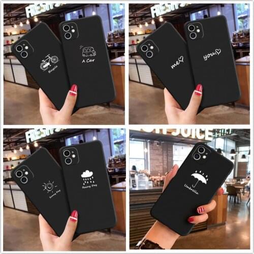 For Huawei Nova 5t P Smart 2019 Mate 40 Pro Honor 20 10 P40 P20 P30 Lite P30pro P40pro P20pro Phone Case Cover Soft Couple Coque