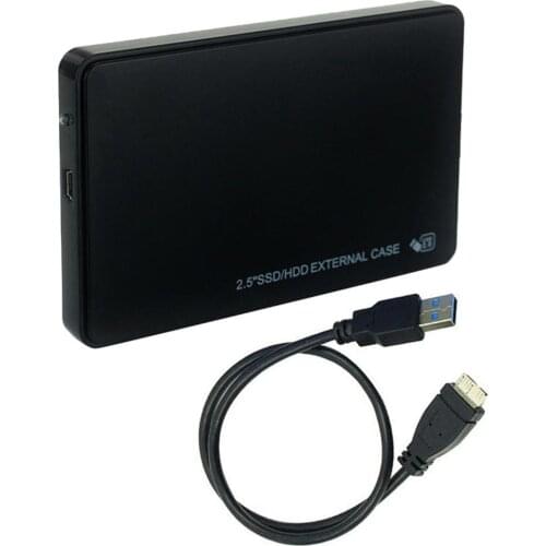 2.5 HDD Case USB 2.0 External Hard Disk Case High Speed 2TB SSD HDD Enclosure hard disk docking station For WIndows Mac OS