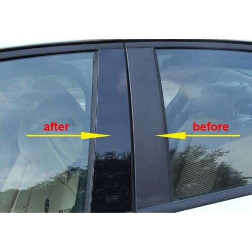 For MG GS GT ZS MG3 360 Car window Trim B column Decorative flim PC Mirror