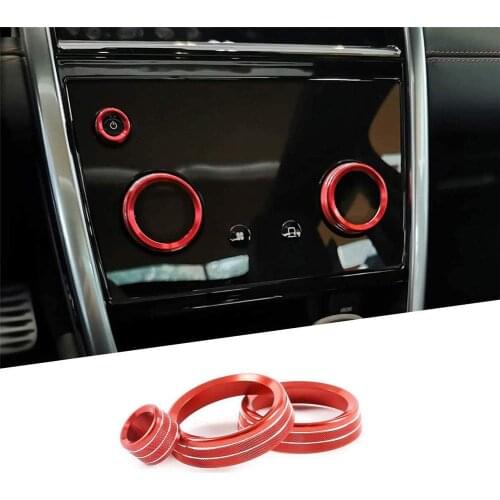 For Land Rover Discovery Sport L550 2020 Aluminum Alloy Center Console Air Conditioner Volume Volume Adjustment Knob Circle Ring