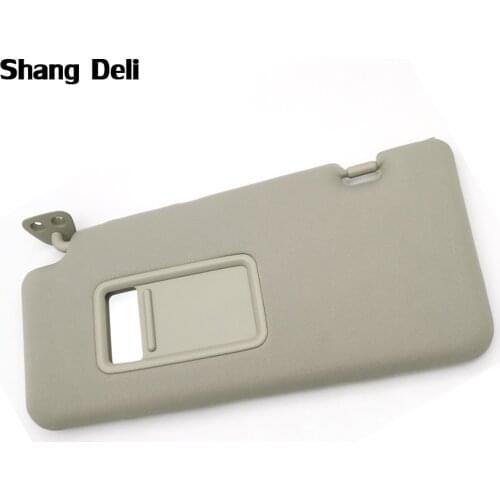 For Nissan Tiida 2005 - 2010 Car Inner Sun Visor Left Front Driver Side Sunvisor Sun Shade Shield with Mirror Gray