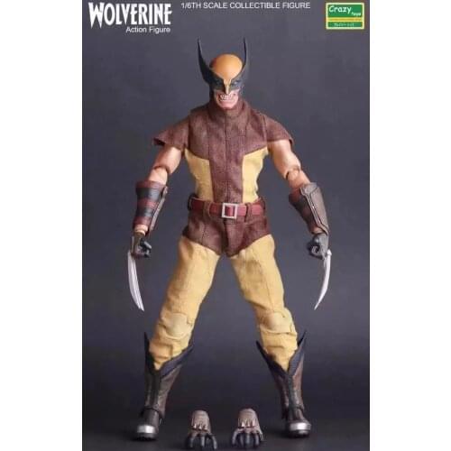 1:6 X-men Marvels Super Hero Wolverine Logan Articulated PVC Action Figure Collectible Model Toy