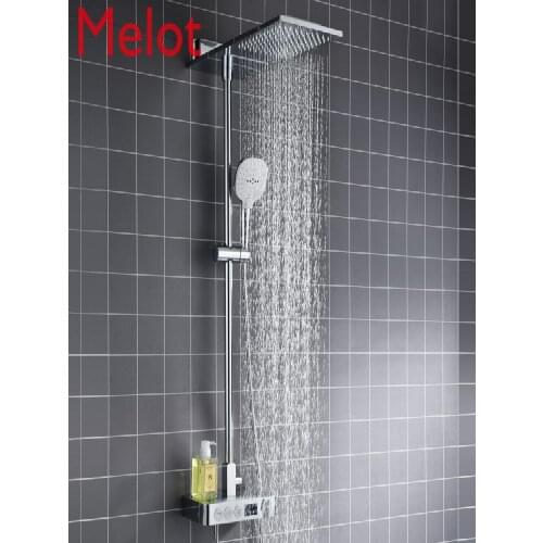 Feiyu Shower Set Self-Generating Digital Display Hotel Waterfall Shower