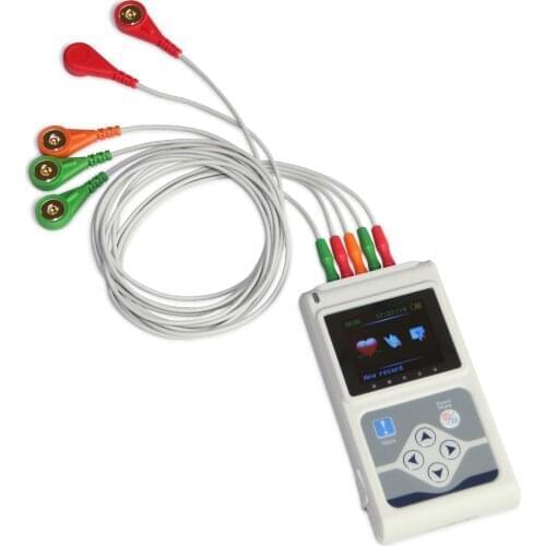 TLC9803 ECG Holter System monitoring CONTEC 3 Channels Recordable Machine tester Monitor Handheld electrocardiograph