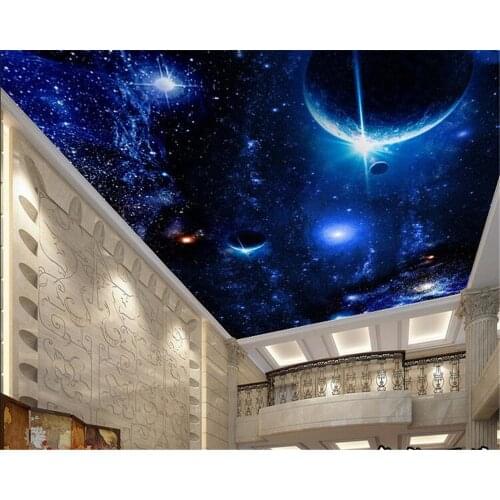 Custom wallpaper 3d mural papel de pared dream starry sky zenith mural ceiling living room bedroom hotel children room wallpaper