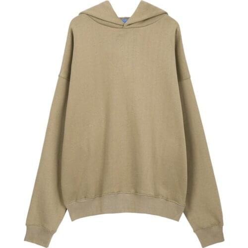 Dropshipping Kanye West Smiley Lucky Me Foam Letter Flame Hoodies Men Oversize Loose Sweatshirt Hooded