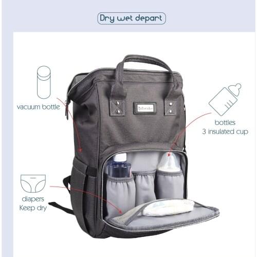 Diaper Bag Backpack Mummy Maternity Nappy Bag Large Capacity Nappy Bag Travel Backpack Nursing Bag Baby Care Womens Fashion Bag