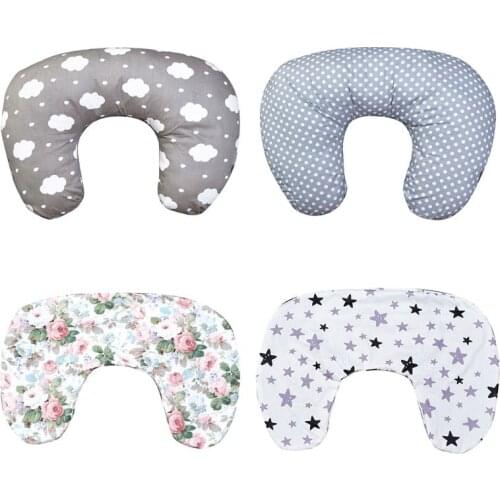 Detachable Nursing Pillow Cover Washable Baby Infant Breastfeeding Slipcover Removable and washable zipper