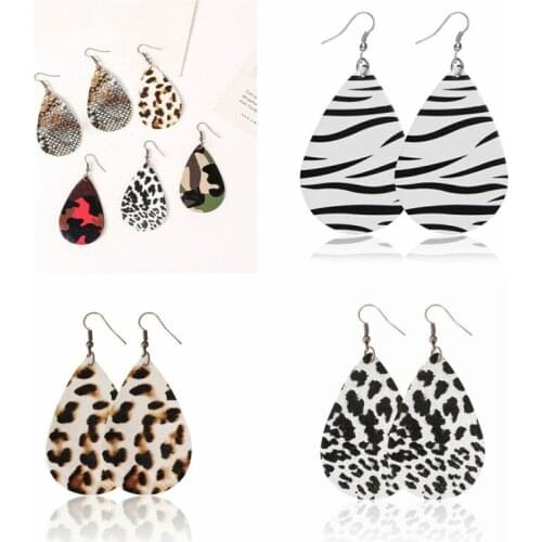 Stud Earrings Earrings Leather Pendant Womens Water Drop Pendant Eardrop