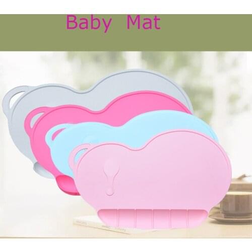 Good Quality Silicone Placemat Heat Resistant Mat For Baby Tableware Mat 39*27 cm Kitchen Accessories