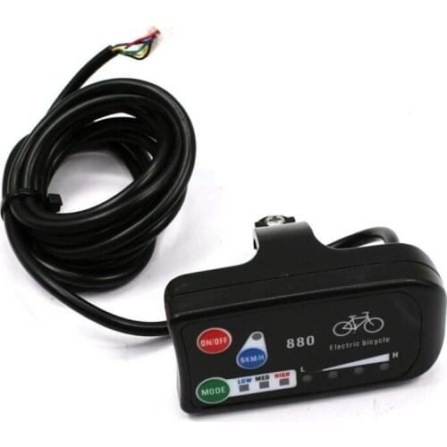 LED Display 24V 36V 48V Electric Bicycle KT LED LED 880 E-Bike Control Panel Display Electric Bike Parts for Controller