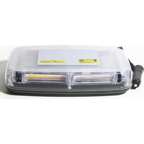 1x Amber COB LED Car Flash Strobe Lamp Warning Light Vehicle Box 4x4 Roof Flashing Beacon Police Emergency Signal Safety Warning