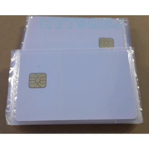 10PCS/Lot ISO7816 PVC Contact Blank Smart IC Chip Card #FM4428 With 1K Bytes Memory Compatible SLE4428/5528 Free Shipping