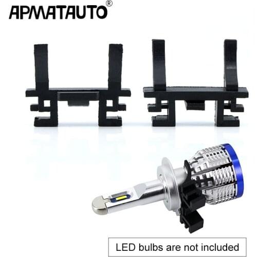 2pcs H7 LED Headlight bulb Holder Adapter Base For Fiat Land Rover Discovery car styling replace original holder