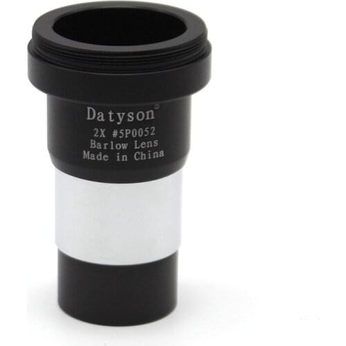 2x Barlow Lens Multi Coated for 1.25" Astronomical Telescope Eyepiece Ocular With M42x0.75mm Male Thread for T/T2