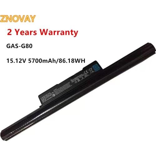 15.12V 5700mAh/86.18WH GAS-G80 961T2009F Laptop Battery For Gigabyte AORUS/X9 GTX1070 Notebook