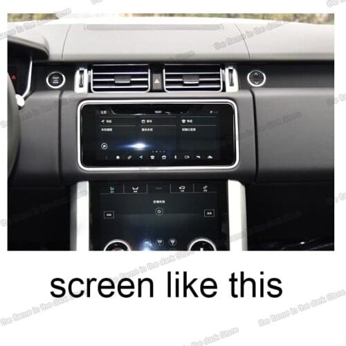 Lsrtw2017 car navigation media screen protective Tempered film for range rover vogue sport L494 L405 2012-2019
