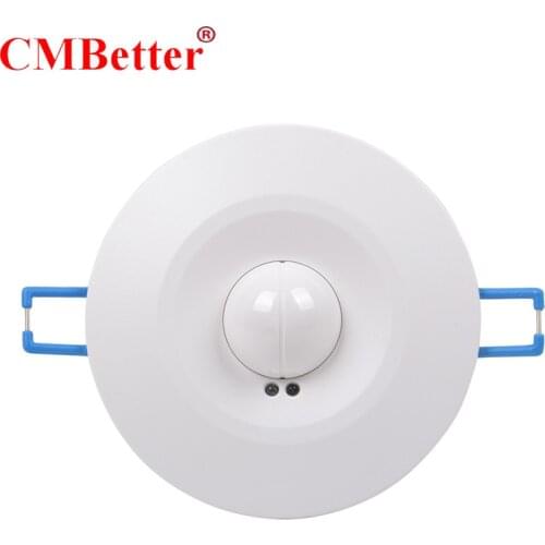 High Quality 360degree 600w/1200w Microwave Smart Motion Sensor AC220-240V Light Radar Switch Ceiling Recessed Wall CM090