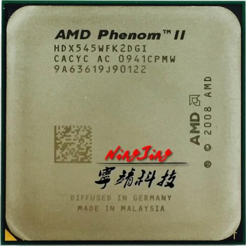 AMD Phenom II X2 545 3.0GHz Dual-Core CPU Processor HDX545WFK2DGI HDX545WFK2DGM Socket AM3