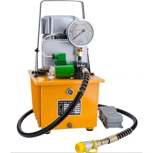 750W Electric Hydraulic Pump Ultra High Pressure Electric Pump Hydraulic Oil Station High Pressure Oil Pump