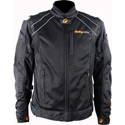 Motocross jacket Riding tribe Titanium alloy hard shell motorcycle racing jacket moto jacket with 7pcs protectors