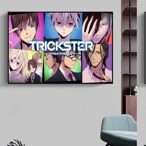 New Arrival Custom Trickster Anime Poster Home Decoration Fashion Canvas Fabric Wall Poster 27X40cm30X45cm