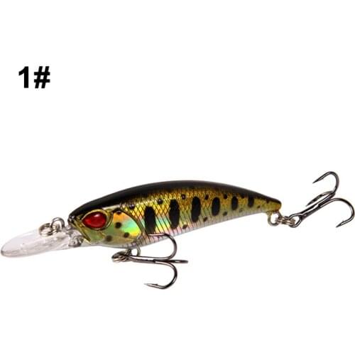 Newly Long Tongue Floating Water Minow Lures Bait 7.5cm 15g Fake Bait Bionic Bait Hard Bait for Fishing Tackle