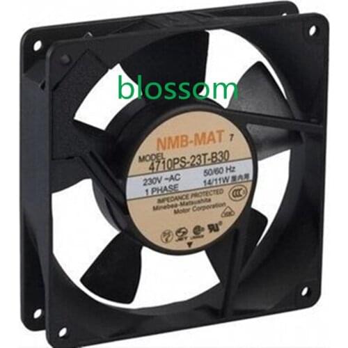 New original NMBB 4710PS-23T-B30-A00 AXIAL FAN, 119MM, 230VAC, 100mA 1 YEAR WARRANTY
