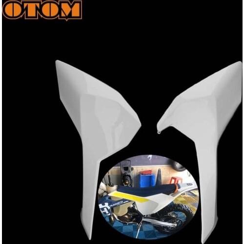 OTOM Dirt Bike Plastic Rear Side Number Plate Rear Air Box Guard Side Panel For HUSQVARNA FC TC FX FE TE TX 125 250 300 350 450