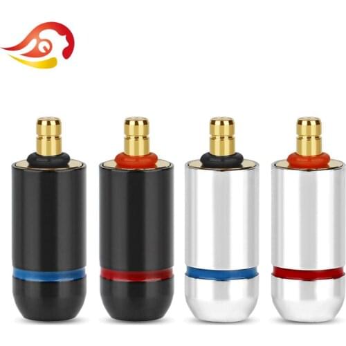 QYFANG Gold Plated Beryllium Copper Earphone DIY Pin Wire Connector Audio Jack For UE Live UE6 Pro IPX Headphone Metal Adapter