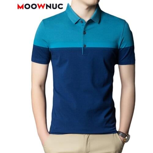 2021 Polo Shirt Men Summer Polo Male Fashion Printed Short Sleeve Casual Business High-Quality Youth Hombre New Thin MOOWNUC