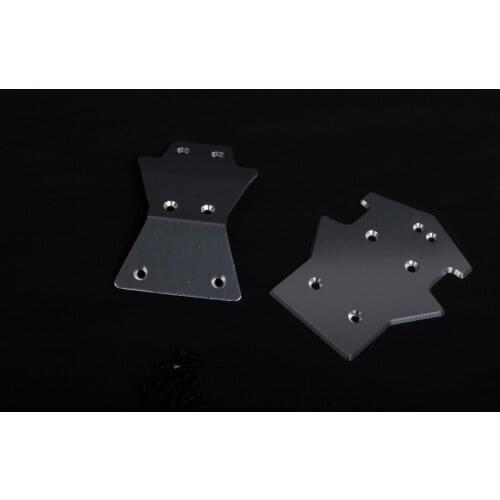 CNC Alloy Front and Rear Guard Plate Set Fit for 1/5 Losi 5ive-t Rovan LT KingMotor X2 Truck Parts