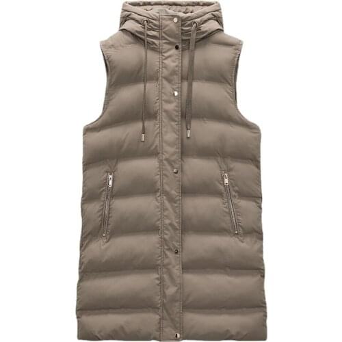SheNod Women's Hooded Vests