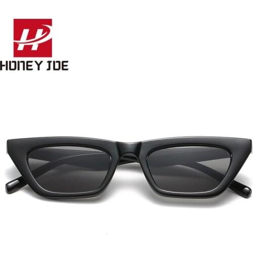 Retro Cat Eye Sunglasses Men Women Vintage Small Square Oversized Ladies Sun Glasses Shades Eyewear Female Brand Designer UV400