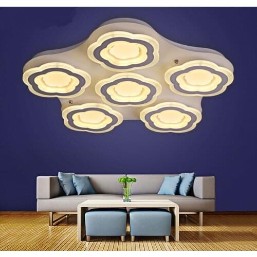 Modern flower ceiling LED light simple creative living room bedroom restaurant hotel lamp wedding lamp ceiling lamps ZA