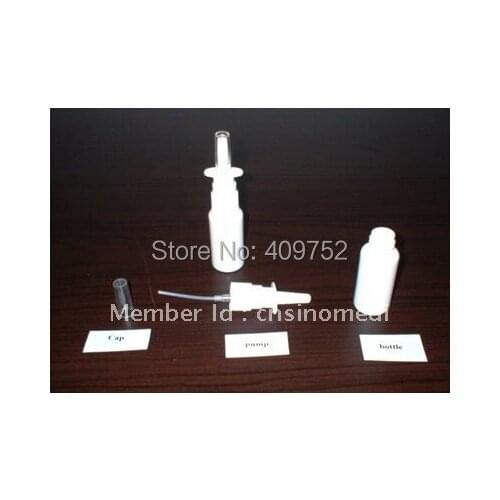 Pack of 100pcs Nasal Spray Bottles with pump plastic empty 5ml