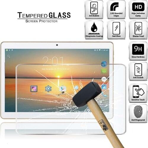 Tablet Tempered Glass Screen Protector Cover for Xgody T950 9.5 Incn Tablet HD Eye Protection Anti-Fingerprint Tempered Film