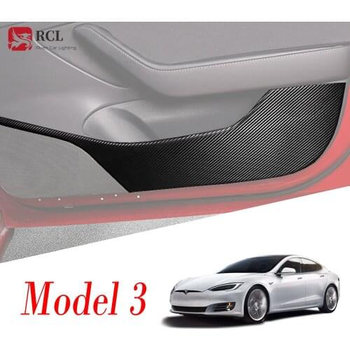 For Tesla Model 3 Car door protection sticker for door decoration to prevent door injury accessories interior decoration