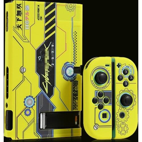 Punks 2077 Switch Protective Game Case Anti-slip Cover Back Grip Case Nintendos Switch Accessories Toys Children Adult Gifts