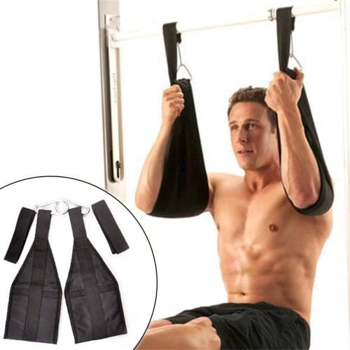 1 Pairs AB Sling Straps Fitness Abdominal MusclesTraining Hanging Belt for Pull-ups Exercise and Hanging Leg Raise Workout