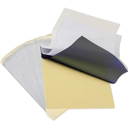 100 Sheets Tattoo Carbon Stencil Transfer Paper 8.5"x11" Thermal Tracing