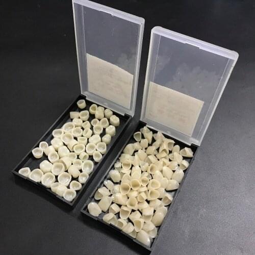 2 Packs Dental Materials Mixed Temporary Crown Anteriors Front & Molar Posterior Nature Color Teeth Dentist Products