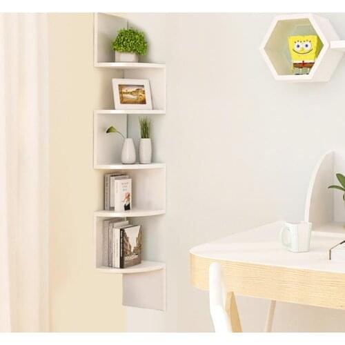 Wooden Square Wall Mount Shelf Decorative Rack Home Organizer Storage Decorative Frame For Livingroom Bedroom Office HWC