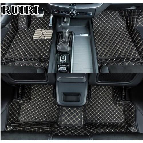 Good quality mats! Special car floor mats for Volvo XC60 2019 waterproof rugs wear-resisting carpets for XC60 2018,Free shipping