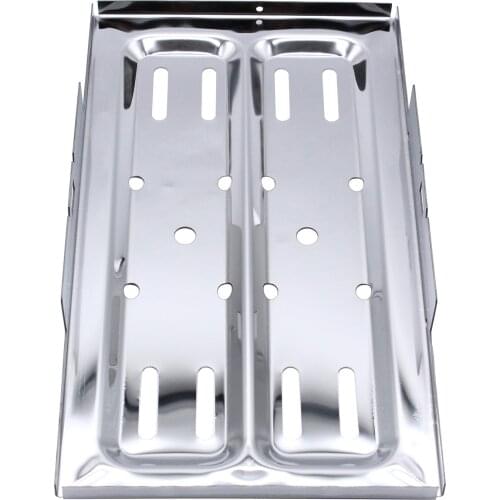 Battery Tray Cover, Polished Battery Tray Holder, Hold Down Clamp Bracket, Hold Down Kit, 7 1/2 x 13 1/4 Inch