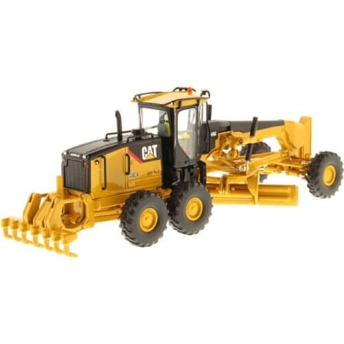 Diecast DM CAT 14M Engineering Toy 1:50 Scale Self-propelled Grader Alloy Truck Forklift Model Collection Souvenir Display